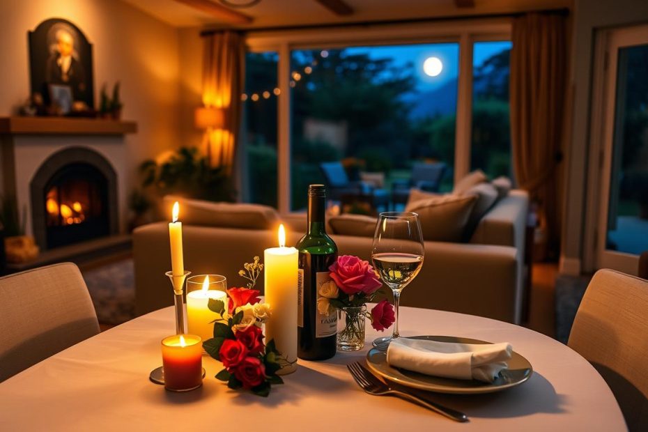 ideias criativas de date night em casa